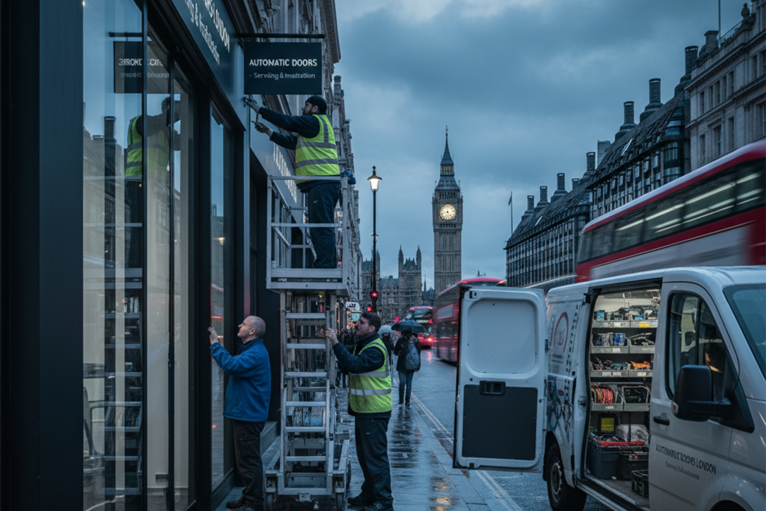 Automatic Shopfront Doors London